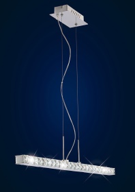 Galaxy Crystal Ceiling Lights Diyas Linear Crystal Fittings